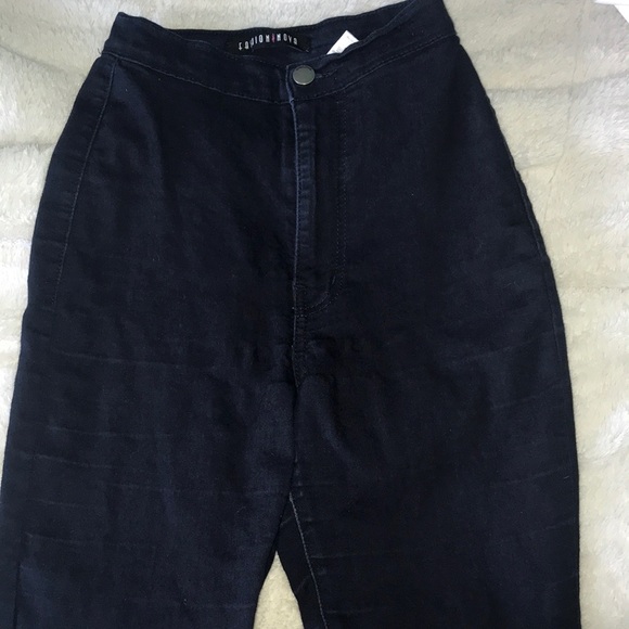 Fashion nova size 1 indigo jeans - Picture 1 of 1